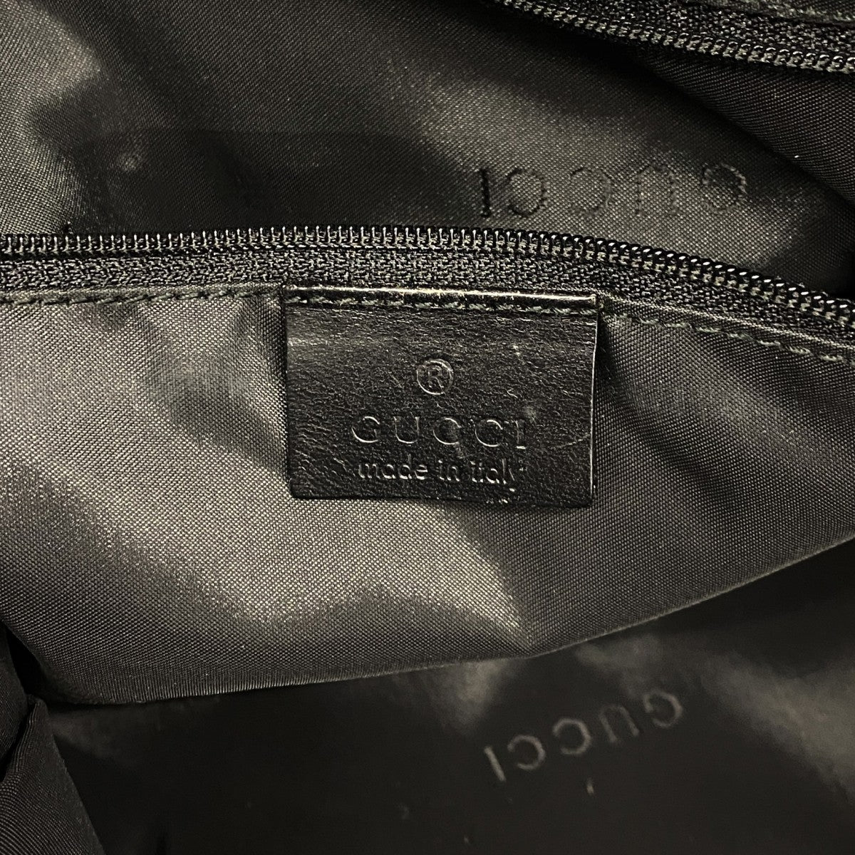 【6ee6260-k】グッチ ハンドバッグ バンブー 001 1577 スウェード ブラック シルバー金具 2wayバッグ【中古】レディース