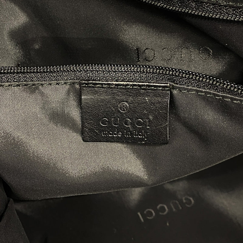 【6ee6260-k】グッチ ハンドバッグ バンブー 001 1577 スウェード ブラック シルバー金具 2wayバッグ【中古】レディース
