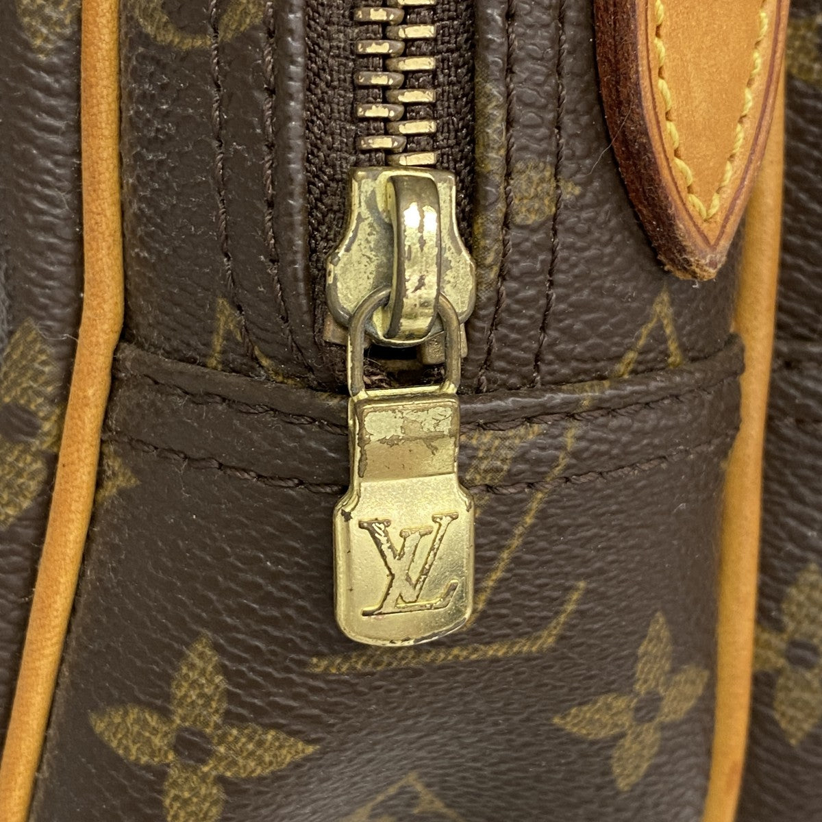 【6ee6274】ルイヴィトン ショルダーバッグ モノグラム リポーターPM M45254 ブラウン【中古】レディース