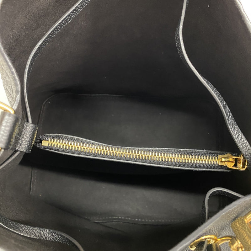 【6ee6276】ルイヴィトン ハンドバッグ モノグラム・アンプラント ネオノエMM M45256 ノワール 2wayバッグ【中古】レディース