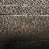 【6ee6277】ルイヴィトン 長財布 ダミエ ジッピーウォレット N60015 エベヌ【中古】メンズ レディース ユニセックス