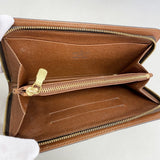 【6ee6278】ルイヴィトン 長財布 モノグラム ポルトモネジップ M61727 ブラウン【中古】レディース