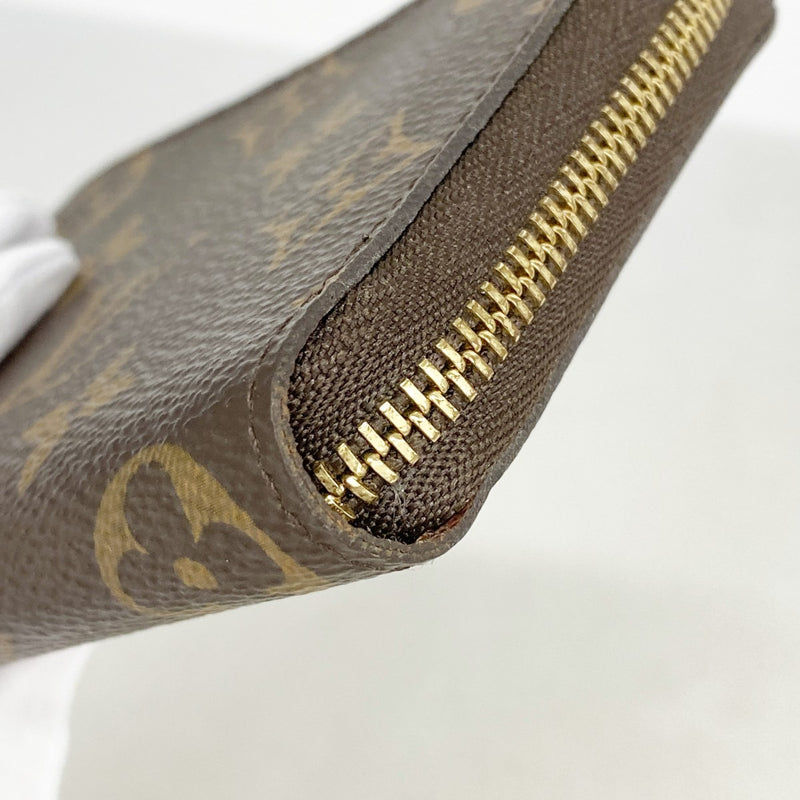 【6ee6279】ルイヴィトン コインケース モノグラム ジッピーコインパース M60067 ブラウン【中古】レディース