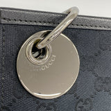 【6ee6293-k】グッチ ショルダーバッグ GGキャンバス 120841 キャンバス ブラック シルバー金具【中古】レディース