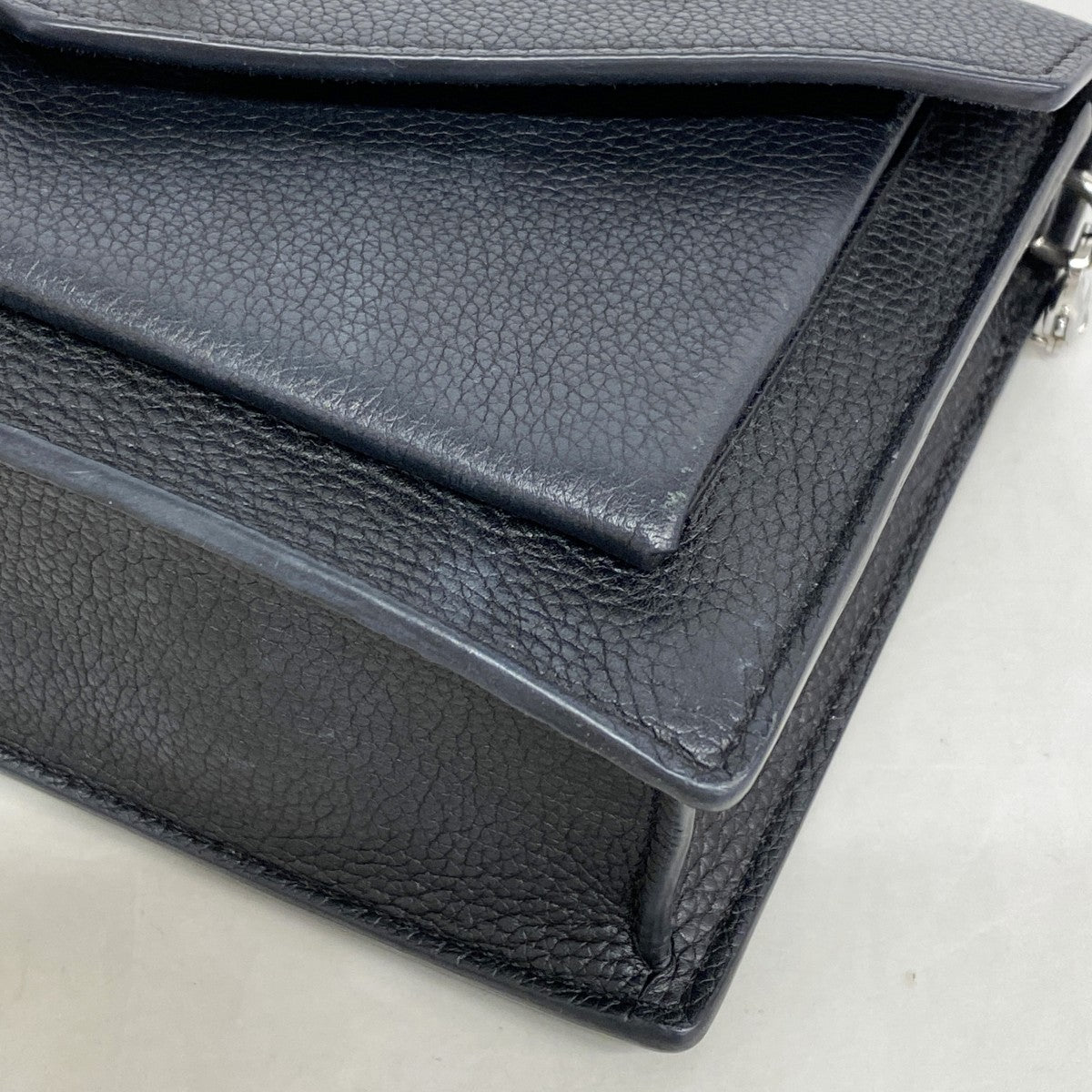 【6ee6297-k】ルイヴィトン ショルダーウォレット ポシェットロックミーチェーン M63471 ブラック【中古】レディース