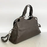 【6ee6319】カルティエ ハンドバッグ マルチェロ レザー ブラウン シルバー金具 2wayバッグ【中古】レディース