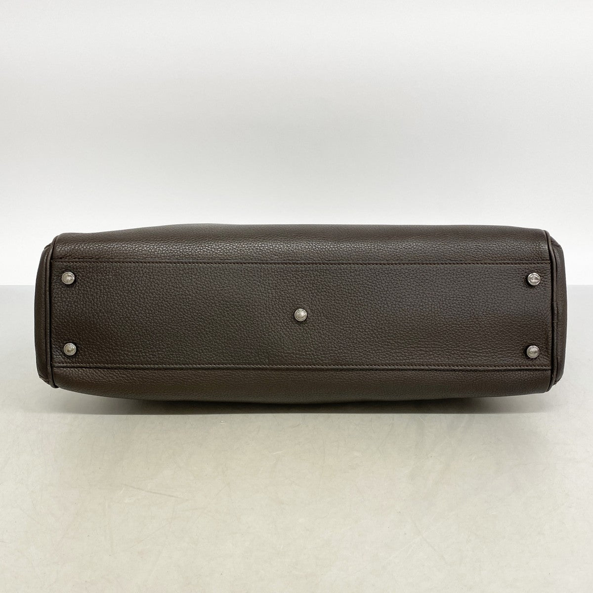 【6ee6319】カルティエ ハンドバッグ マルチェロ レザー ブラウン シルバー金具 2wayバッグ【中古】レディース