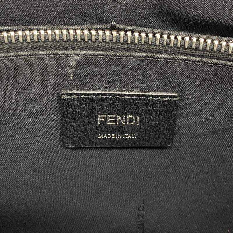 【6ee6324】フェンディ ハンドバッグ バイザウェイ レザー ブラック シルバー金具 2wayバッグ【中古】レディース