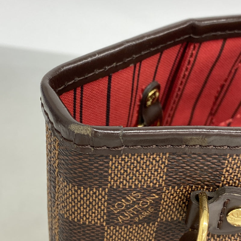 【6ee6335】ルイヴィトン トートバッグ ダミエ ネヴァーフルPM N40600 エベヌ【中古】レディース