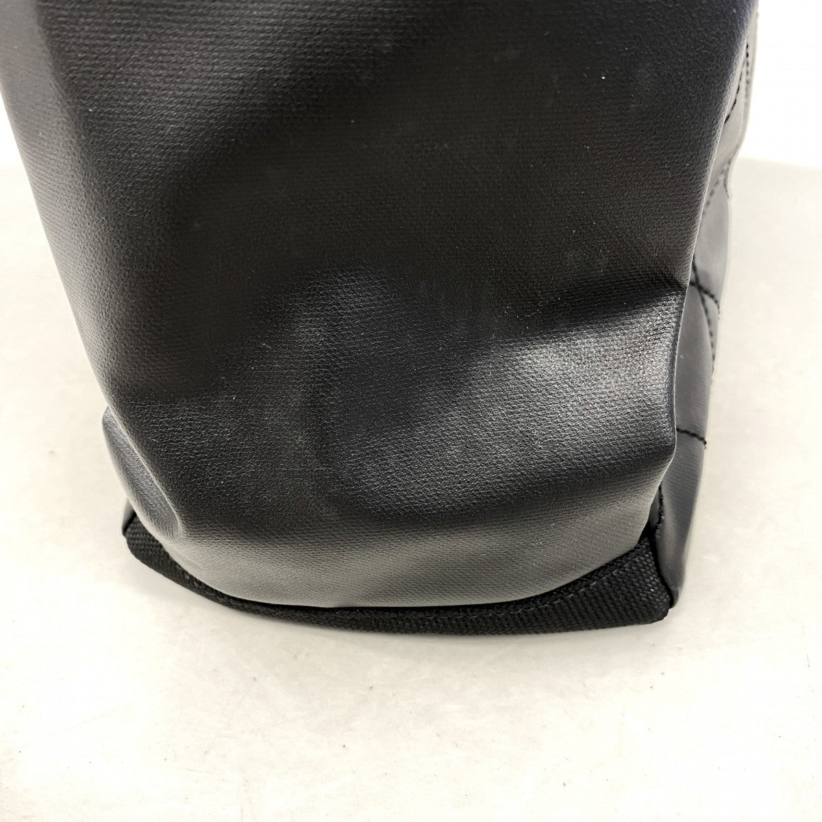 【6ee6344-k】シャネル トートバッグ パリビアリッツ レザー キャンバス ブラック シルバー金具【中古】レディース