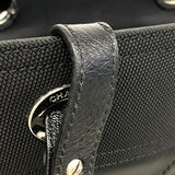 【6ee6344-k】シャネル トートバッグ パリビアリッツ レザー キャンバス ブラック シルバー金具【中古】レディース