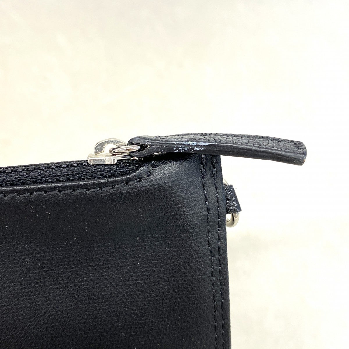 【6ee6344-k】シャネル トートバッグ パリビアリッツ レザー キャンバス ブラック シルバー金具【中古】レディース