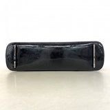 【6ee6345-k】グッチ ショルダーバッグ 001 3261 エナメル ブラック シルバー金具【中古】レディース