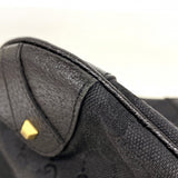 【6ee6346-k】グッチ ハンドバッグ GGキャンバス ニュージャッキー 120888 キャンバス ブラック ゴールド金具【中古】レディース