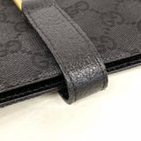 【6ee6346-k】グッチ ハンドバッグ GGキャンバス ニュージャッキー 120888 キャンバス ブラック ゴールド金具【中古】レディース