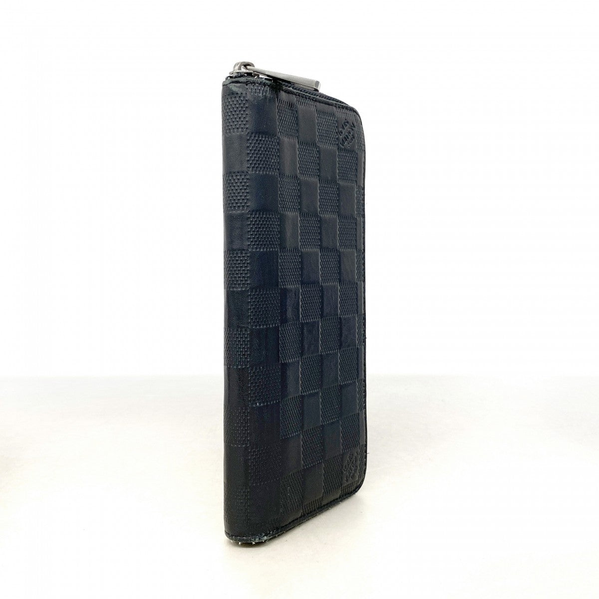 【6ee6350-k】ルイヴィトン 長財布 ダミエ・アンフィニ ジッピーウォレットヴェルティカル N63548 オニキス【中古】メンズ