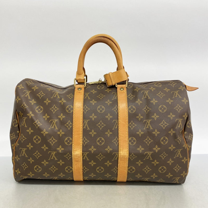【6ee6355】ルイヴィトン ボストンバッグ モノグラム キーポル45 M41428 ブラウン【中古】メンズ レディース ユニセックス