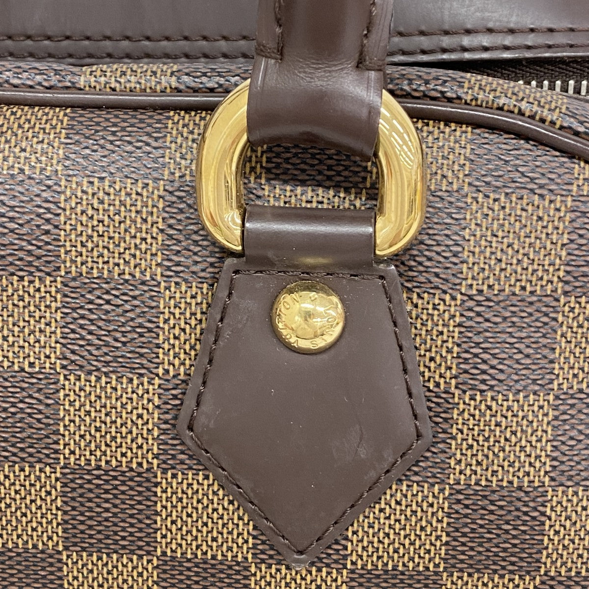 【6ee6361】ルイヴィトン ハンドバッグ ダミエ ドゥオモ N60008 エベヌ【中古】レディース