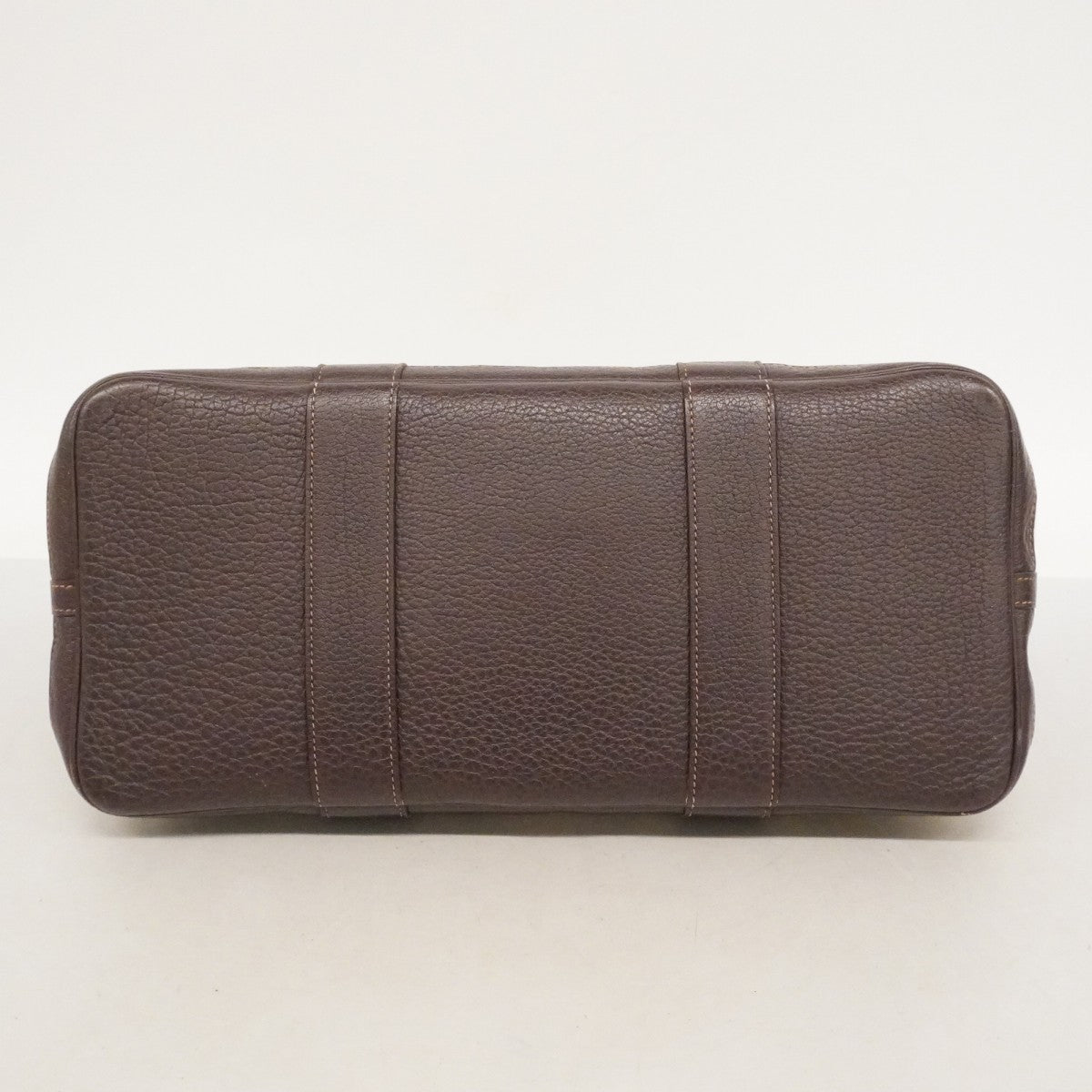 【6ee6368】エルメス トートバッグ ガーデンパーティPM トワルアッシュ ブラウン ベージュ シルバー金具 □N刻印【中古】レディース