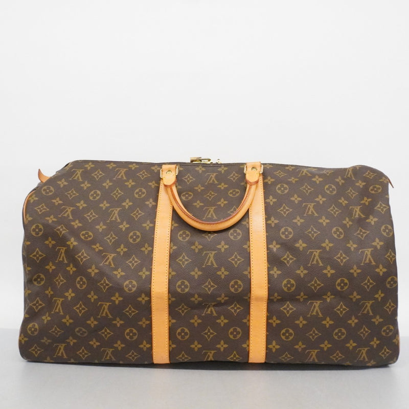 【6ee6370】ルイヴィトン ボストンバッグ モノグラム キーポル60 M41422 ブラウン【中古】メンズ レディース ユニセックス