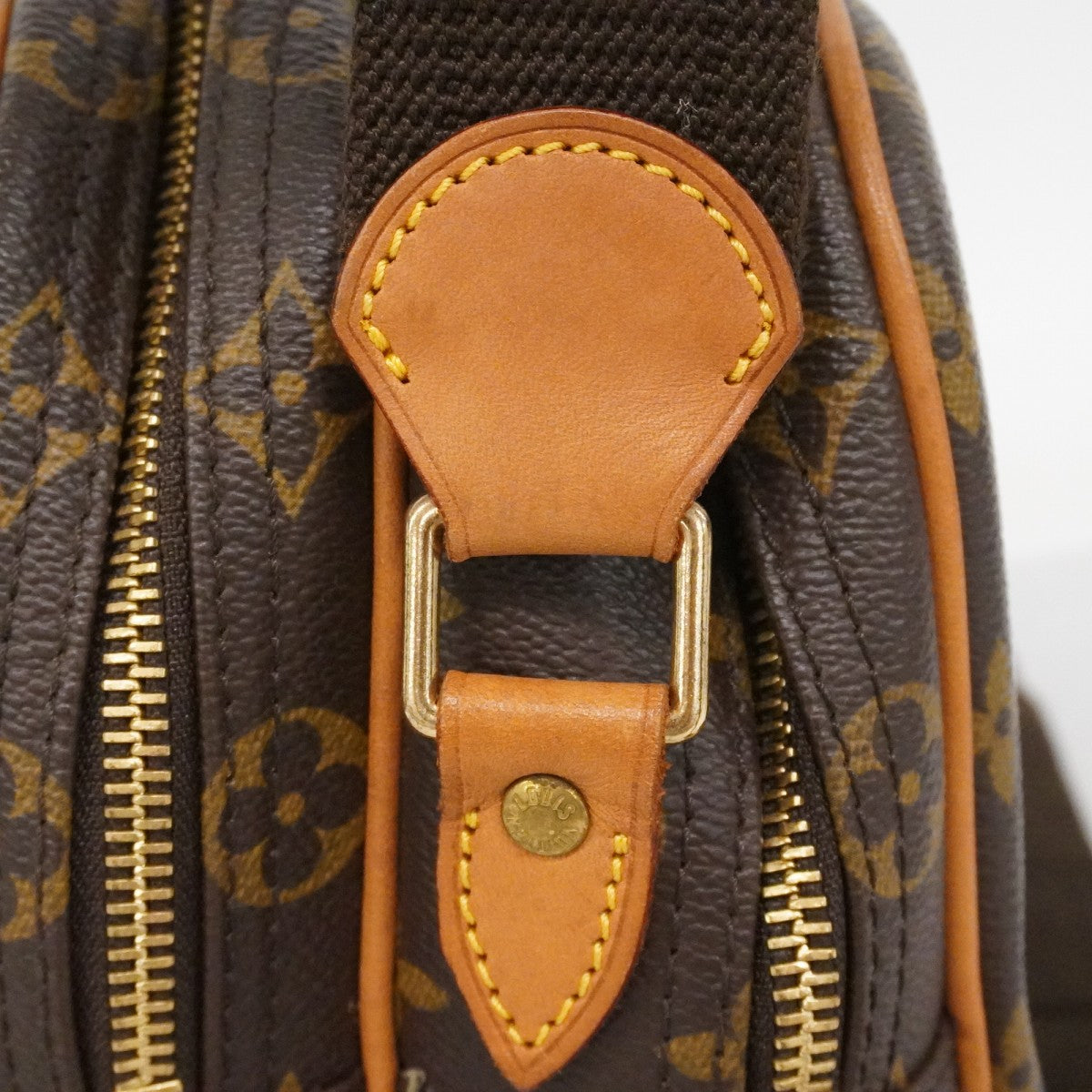 【6ee6378】ルイヴィトン ショルダーバッグ モノグラム リポーターPM M45254 ブラウン【中古】レディース