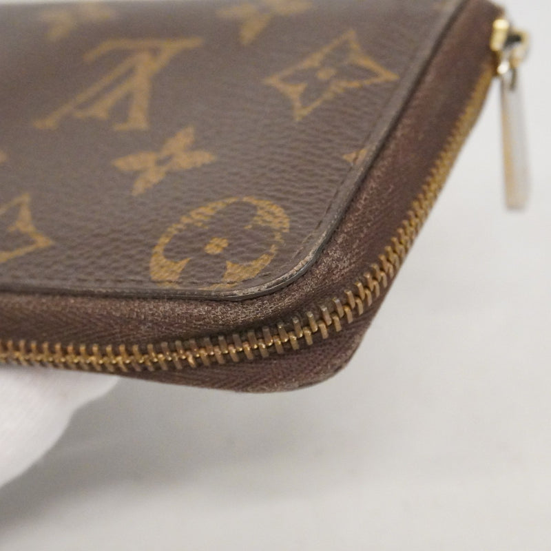 【6ee6383】ルイヴィトン コインケース モノグラム ジッピーコインパース M60067 ブラウン【中古】メンズ レディース ユニセックス