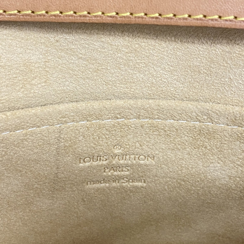 【6ee6411】ルイヴィトン ショルダーバッグ モノグラム ポシェットツインGM M51852 ブラウン【中古】レディース