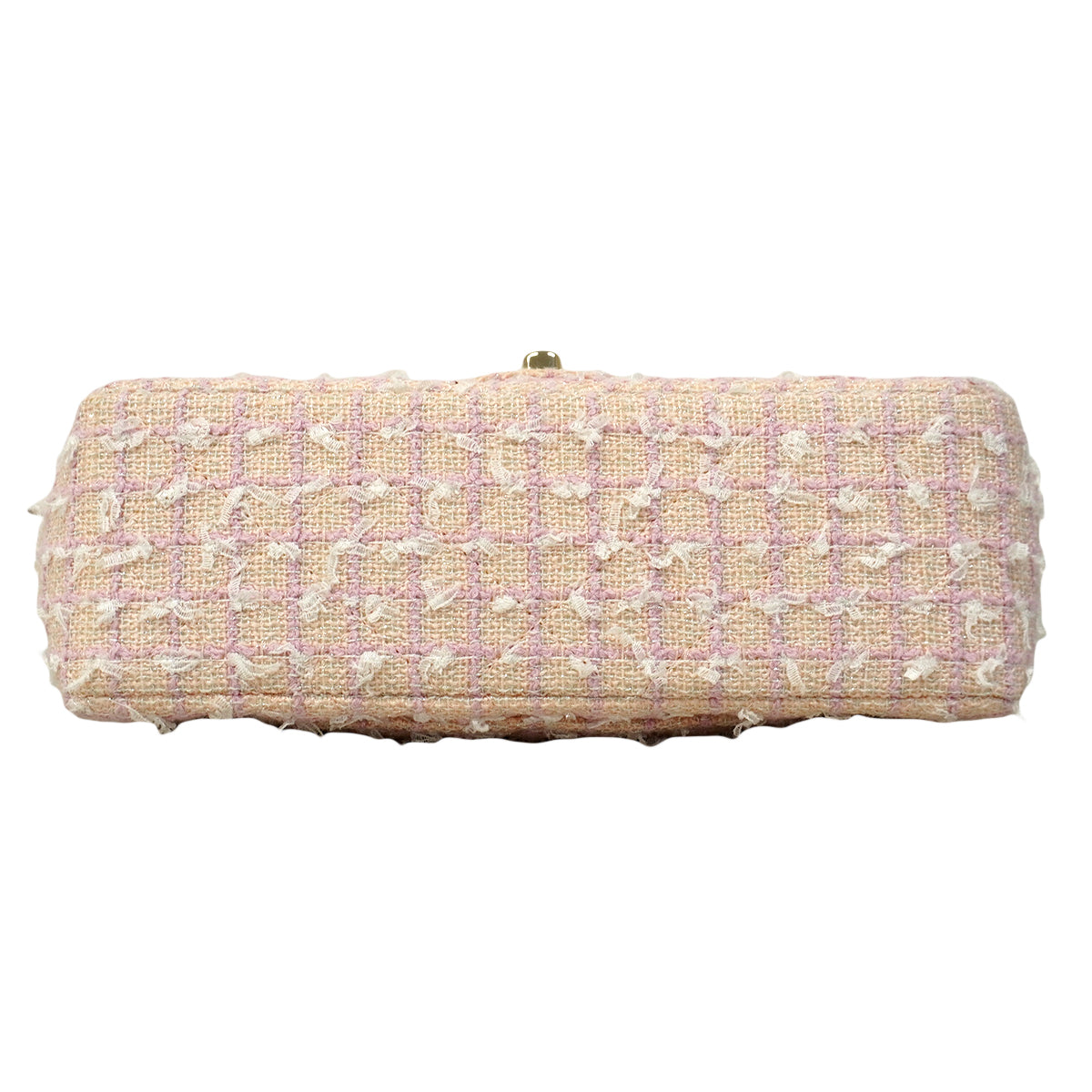 【6ee6415】シャネル ハンドバッグ マトラッセ トップハンドル ツイード ピンク シャンパンゴールド金具 2wayバッグ【中古】レディース