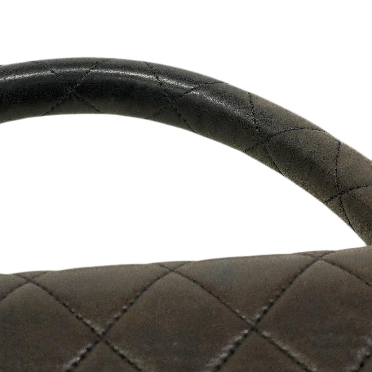 【6ee6417】シャネル ハンドバッグ マトラッセ 親子バッグ ラムスキン ブラック ゴールド金具【中古】レディース