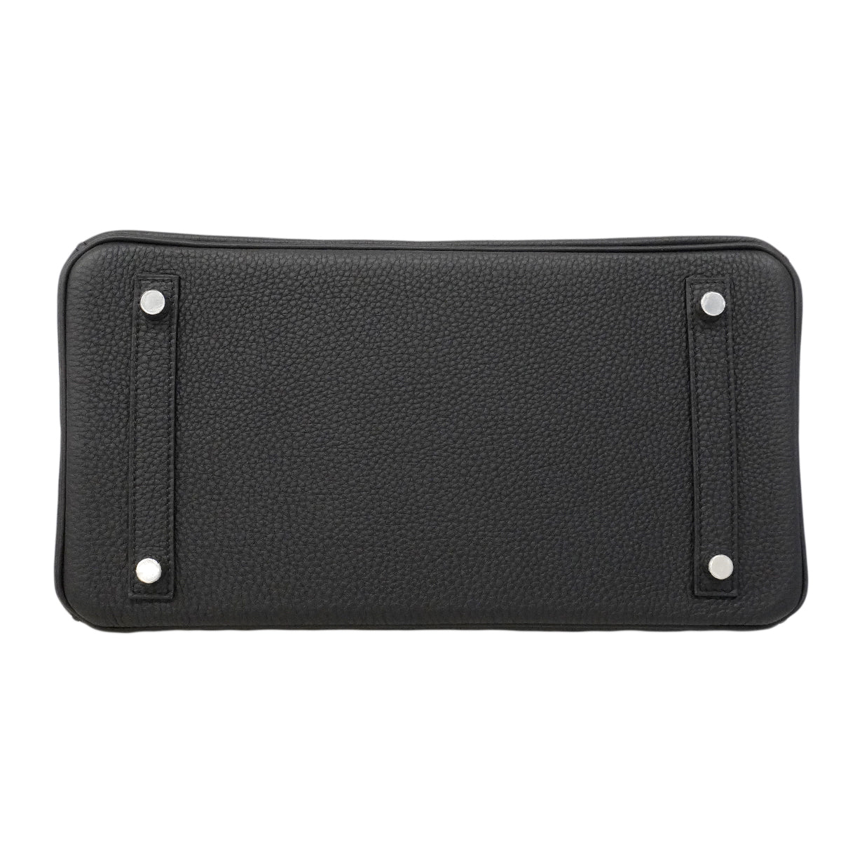 ★SALE【6ee6418-g】エルメス ハンドバッグ バーキン30 トゴ ブラック シルバー金具 W刻印【中古】レディース