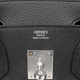 ★SALE【6ee6418-g】エルメス ハンドバッグ バーキン30 トゴ ブラック シルバー金具 W刻印【中古】レディース