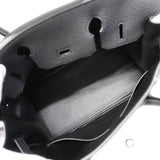 ★SALE【6ee6418-g】エルメス ハンドバッグ バーキン30 トゴ ブラック シルバー金具 W刻印【中古】レディース