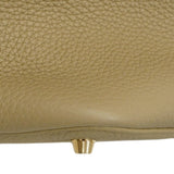 【6ee6423】エルメス ハンドバッグ ピコタンロックMM トリヨンクレマンス ベージュマルファ ゴールド金具 W刻印【中古】レディース