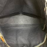 【6ee6438-k】エルメス トートバッグ フールトゥMM キャンバス ネイビー シルバー金具【中古】メンズ レディース ユニセックス