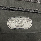 【6ee6440-k】シャネル トートバッグ デニム ブラウン ブラック シルバー金具【中古】レディース
