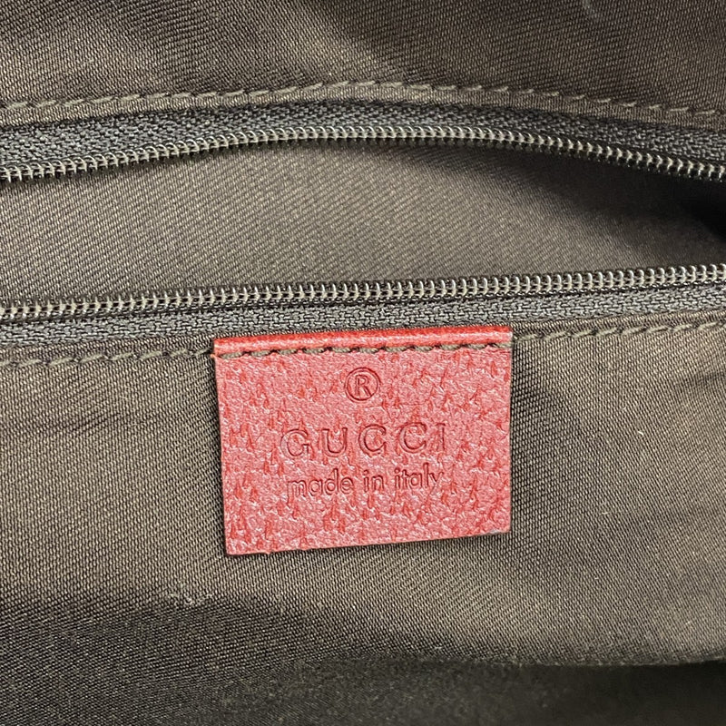 【6ee6465-k】グッチ トートバッグ GGキャンバス プリンシー 162881 キャンバス ベージュ レッド シャンパンゴールド金具【中古】レディース