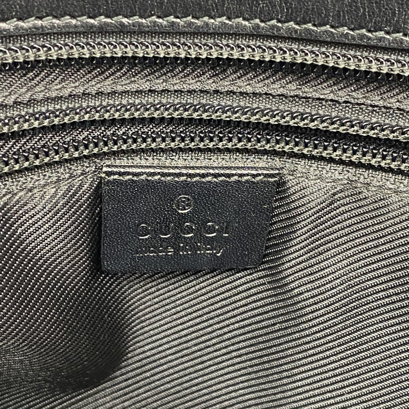 【6ee6466-k】グッチ トートバッグ GGキャンバス 019 0426 キャンバス ネイビー ブラック シルバー金具【中古】レディース