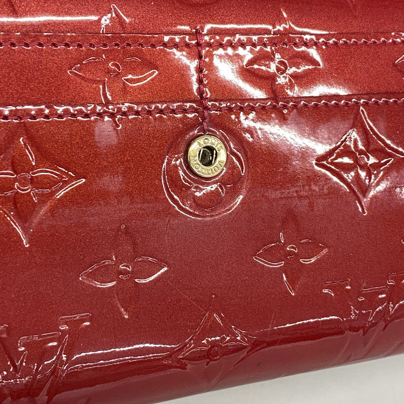 【6ee6501-k】ルイヴィトン 長財布 ヴェルニ ポルトフォイユサラ M93530 ポムダムール【中古】レディース