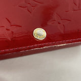 【6ee6501-k】ルイヴィトン 長財布 ヴェルニ ポルトフォイユサラ M93530 ポムダムール【中古】レディース