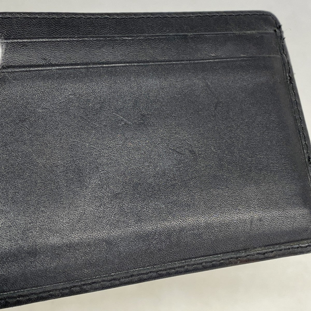 【6ee6503-k】シャネル カードケース カンボン ラムスキン ブラック【中古】レディース