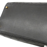 【6ee6508】シャネル ショルダーバッグ ビコローレ チェーンショルダー ラムスキン ブラック ゴールド金具【中古】レディース