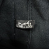 【6ee6509-k】エルメス トートバッグ フールトゥMM キャンバス ブラック シルバー金具【中古】メンズ レディース ユニセックス