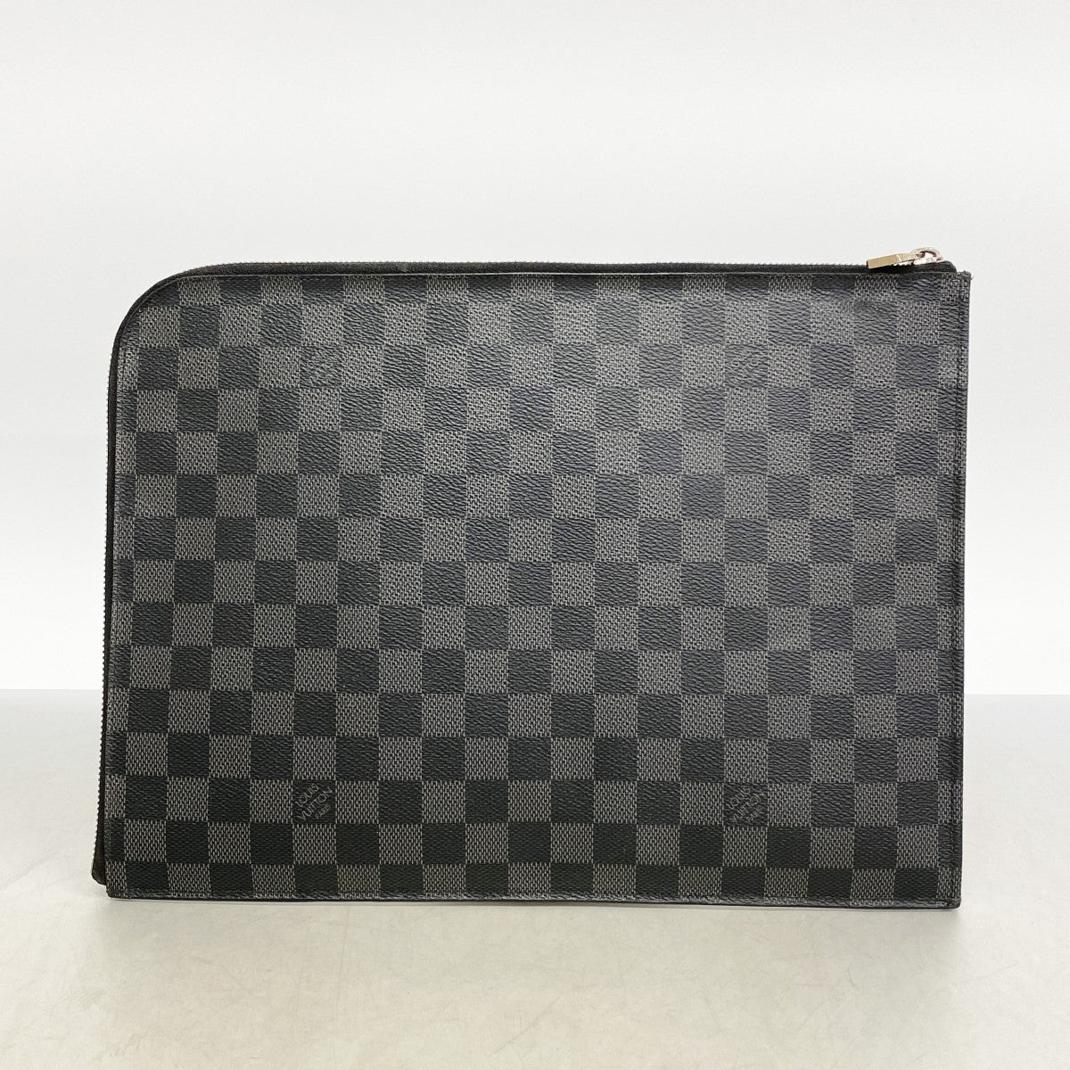 【6ee6540】ルイヴィトン クラッチバッグ ダミエ・グラフィット ポシェットジュールGM N41501 ブラック【中古】メンズ