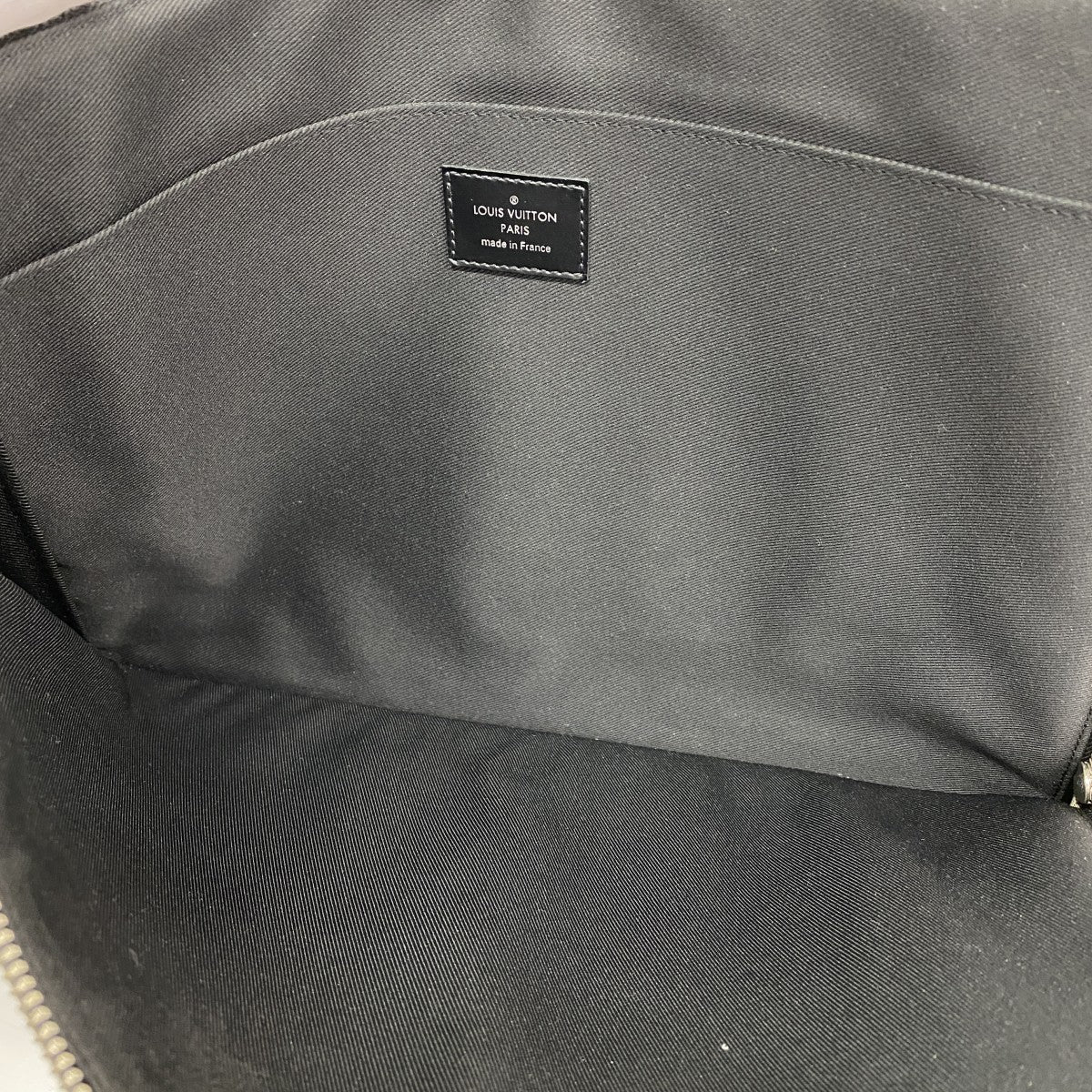【6ee6540】ルイヴィトン クラッチバッグ ダミエ・グラフィット ポシェットジュールGM N41501 ブラック【中古】メンズ
