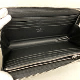 【6ee6547-k】ルイヴィトン 長財布 ダミエ・グラフィット ジッピードラゴンヌ N60379 ブラック グレー【中古】メンズ