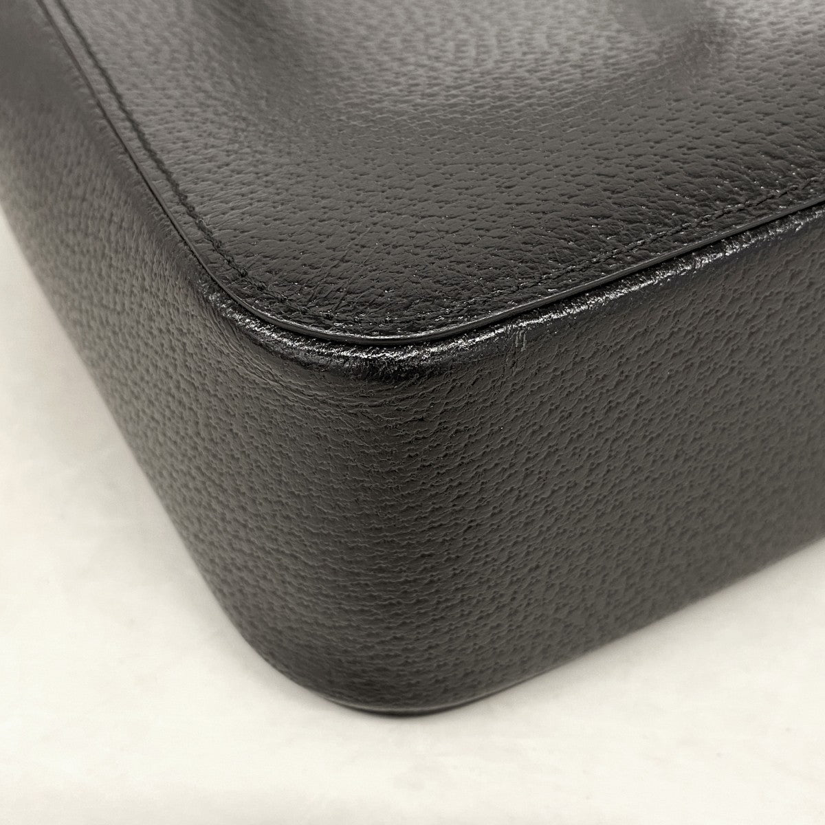 【6ee6550-k】グッチ ハンドバッグ バンブー 002 1061 レザー ブラック シルバー金具【中古】レディース