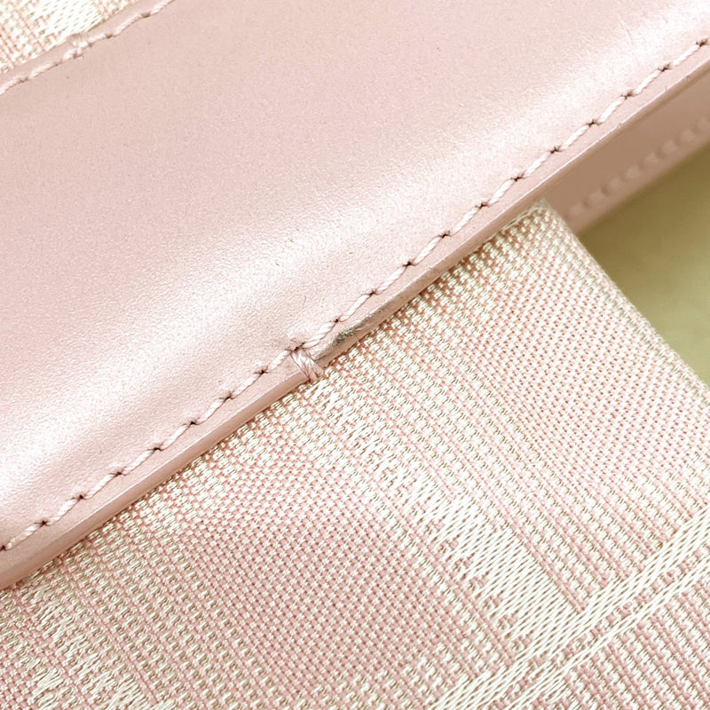 【6ee6554-k】シャネル トートバッグ ニュートラベル ナイロン ピンク ゴールド金具【中古】レディース