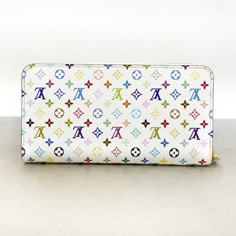 【6ee6559-k】ルイヴィトン 長財布 モノグラム・マルチカラー LV×TMジッピーウォレット M13922 ブロン 村上隆【中古】レディース