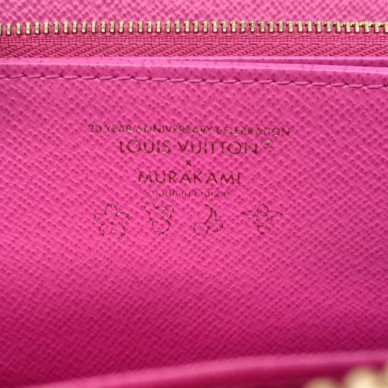 【6ee6559-k】ルイヴィトン 長財布 モノグラム・マルチカラー LV×TMジッピーウォレット M13922 ブロン 村上隆【中古】レディース