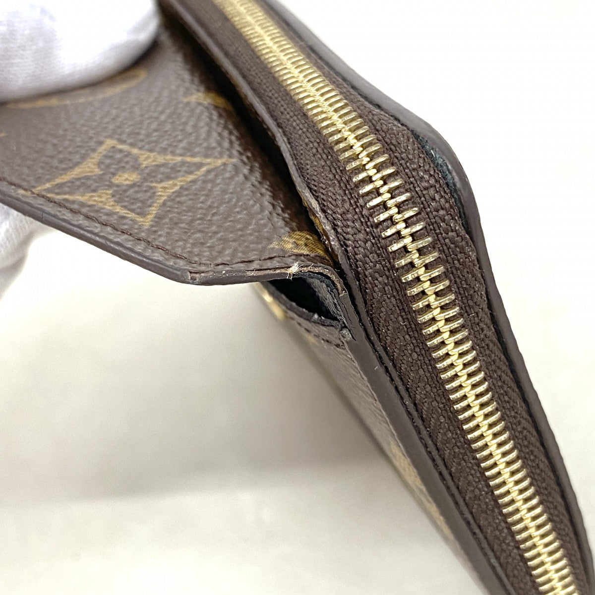 【6ee6561-k】ルイヴィトン コインケース モノグラム ポルトカルトレクトヴェルソ M69431 ブラウン【中古】レディース